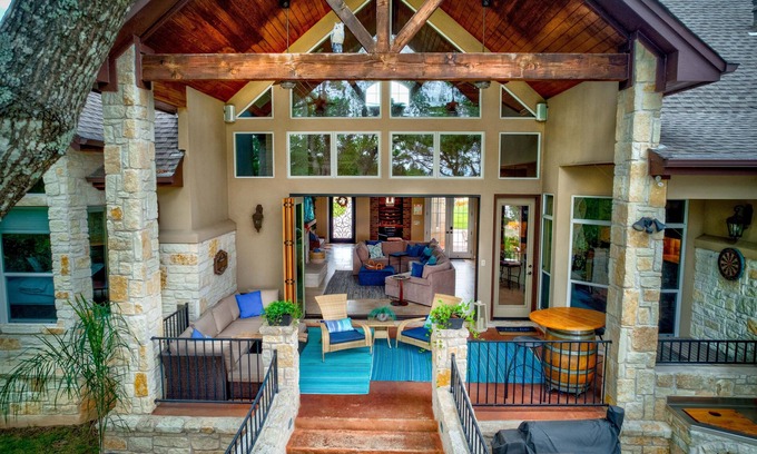 Leander Villa | Modern Mediterranean Villa w/ Luxe Amenities / Golf Cart / Handicap Accessible