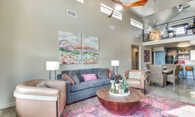 Medicine Park Maison | Modern Mtn-View Designer Home in Medicine Park