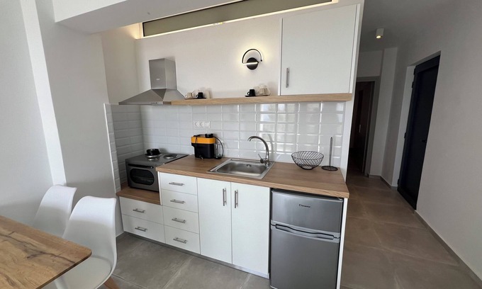 Koutsounari Appartement | Modern new apartments with pool balcony and sea view