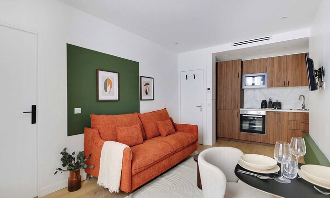 Clignancourt Appartement | Studio moderne avec clim - 2P- Sacré-Cœur