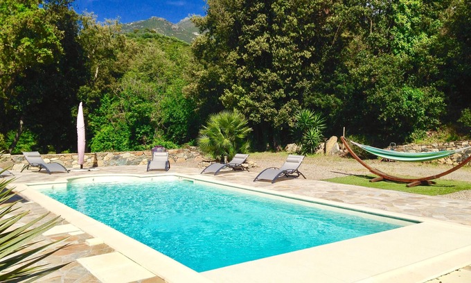 Saint-Florent Villa | Saint Florent Villa Moderne avec Piscine chauffée