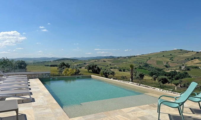 Vasto Villa | Villa moderne avec piscine vue mer et campagne