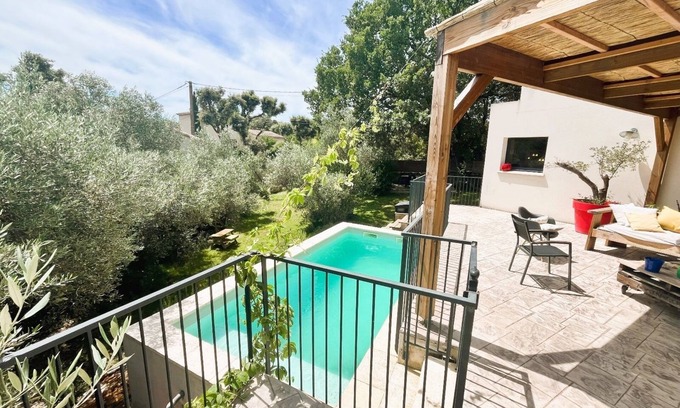 Boisseron Maison | Villa moderne arborée avec piscine