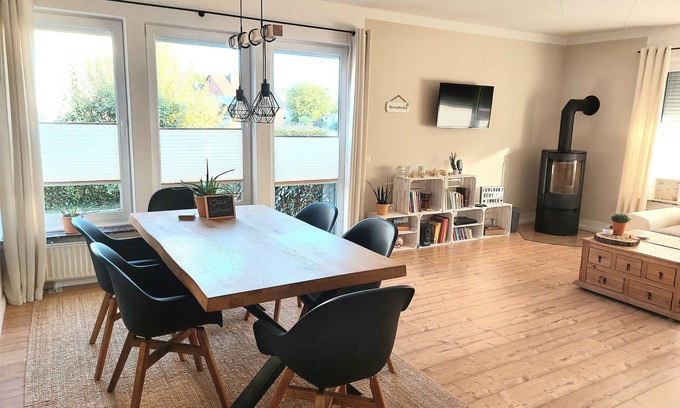Haste Copropriété | Moderne Helle 3-zimmer-wohnung mit Kamin + Garten, Familienfreundlich