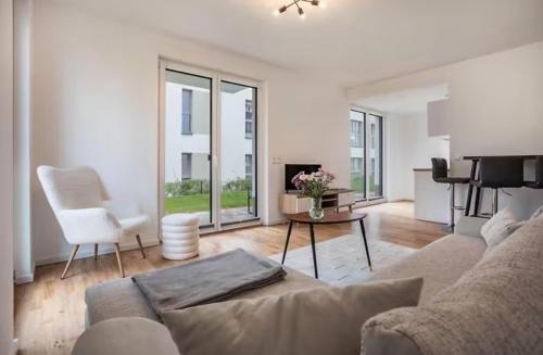 Greifswald Appartement | Modernes und wunderschönes Loft mit Terrasse, Gartenblick in Greifswald