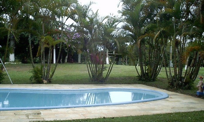 Centro Maison | Ferme de Santo Antônio - Mogi das Cruzes avec 90% de forêt atlantique (15 personnes)
