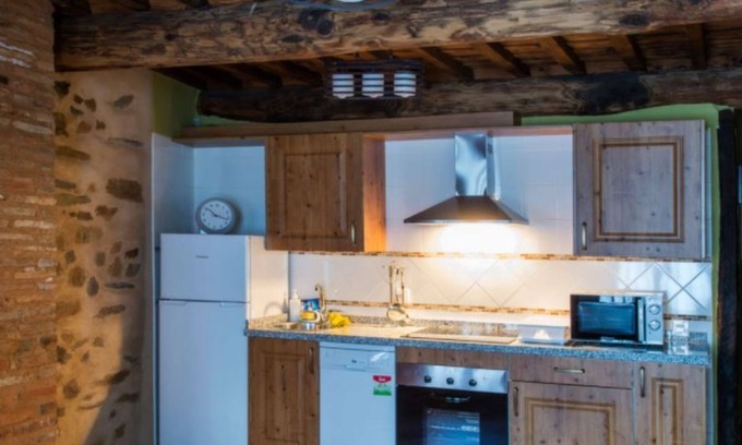 Robledillo de Gata Appartement | Molino del Medio | balcon, vue sur le village