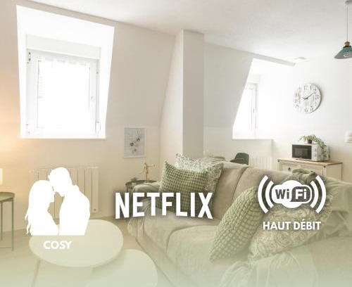 Mulhouse Appartement | MonSéjourCosy - Le Cottage - Studio - Cosy - Netflix