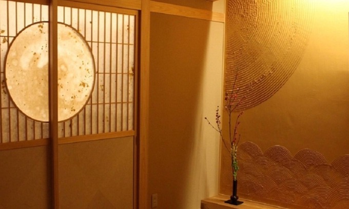 Kurobe Maison | Moon and Wa colored by traditional Japanese p / Kurobe Toyama