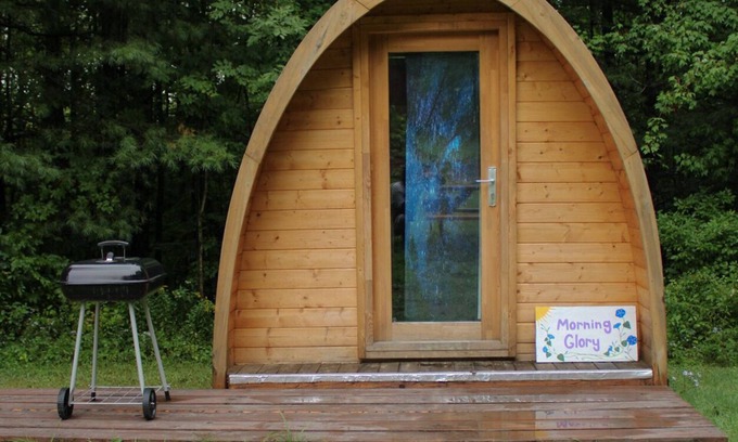 Etna Maison | Morning Glory Camping Pod for 2 in Woodland Campground