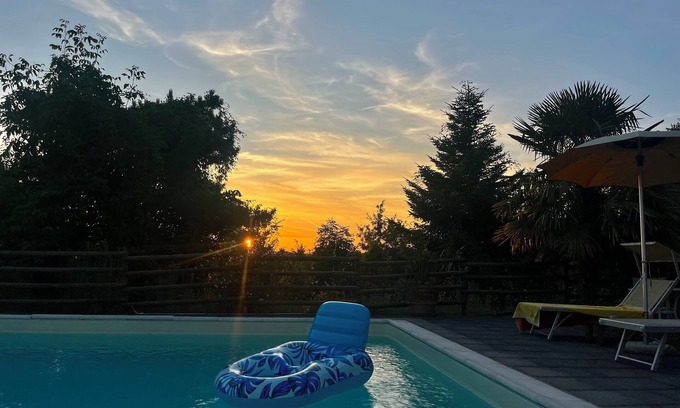 Pietralunga Maison | Mountain paradise for nature lovers with marine swimming pool, pets allowed.