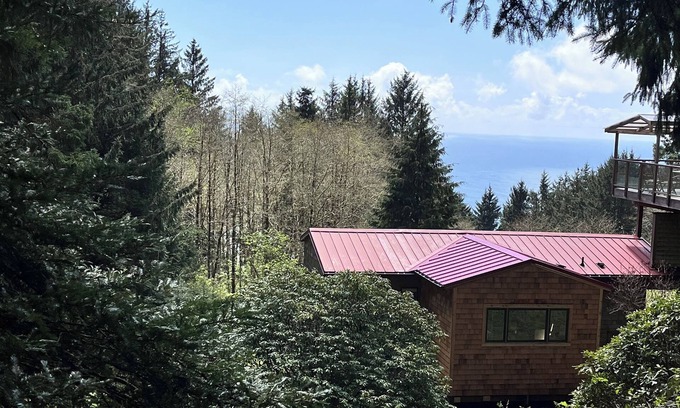 Nehalem Cabine | Mountain Perch with Ocean View Minutes From Beach!