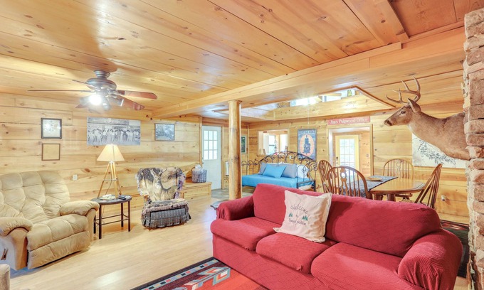 Mountain View Cabine | Mountain-View Cabin on Farm: 3 Mi to Town & Shops