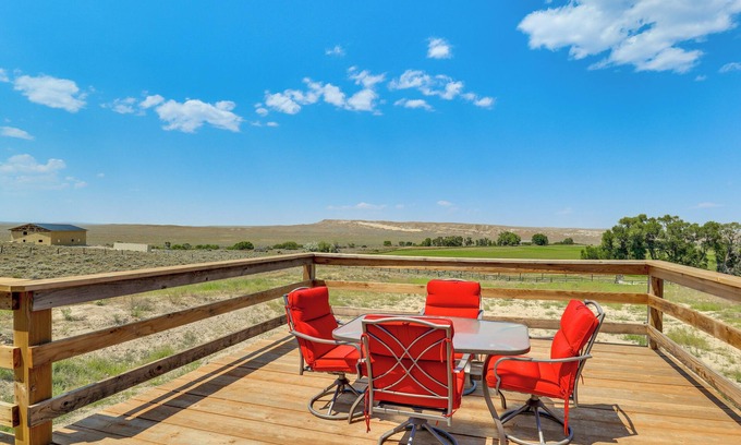 Lander Maison | Mountain-View Retreat in Lander w/ Private Yard!