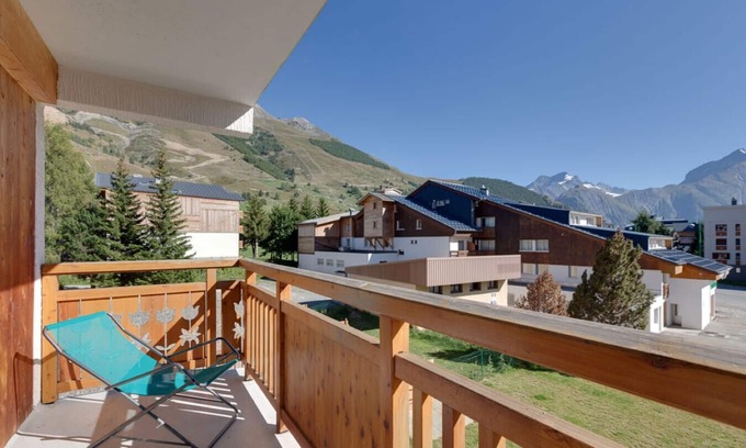 Les Deux Alpes Appartement | Appt montagne 4/6 pers, balcon expo sud