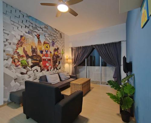 Tanah Rata Appartement | Muji Style brick themed Cameron Highland Homestay FREE Netflix