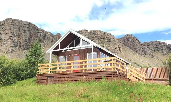 Borgarnes Cabine | Múlakot 2 -Cabine Dans un endroit magnifique avec une vue imprenable depuis le porche