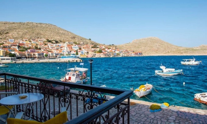 Halki Maison | Muse Mneme Seafront stone luxury villa