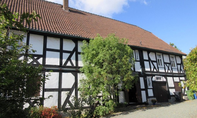 Ortsmitte Maison | Musikhaus Medebach. Cette maison historique se trouve dans le village de Hochsauerland.