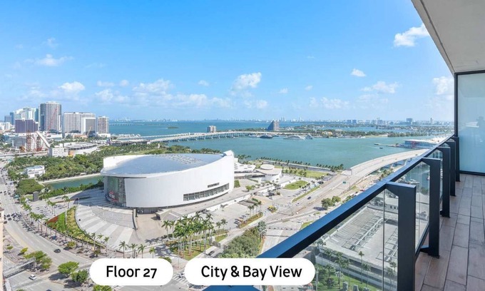 Downtown Miami Appartement | MVR - Stylish 3BR Escape in Downtown Miami