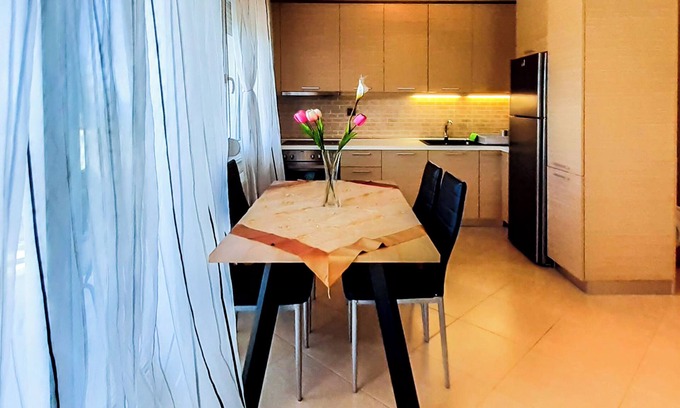 Skala Marion Maison | Mon appartement est sur la mer à seulement 100 mètres. Balcon de 80m2
