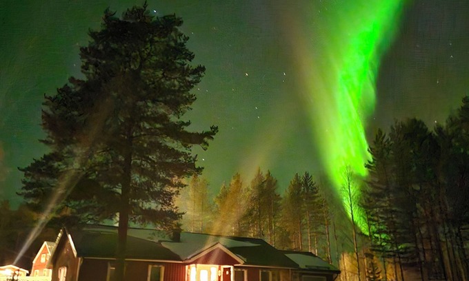 Overkalix Maison | My little red house in lapland