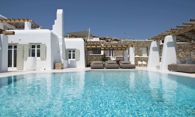 Tourlos Villa | Villa à Myconos avec 8 chambres à coucher, 16 couchages