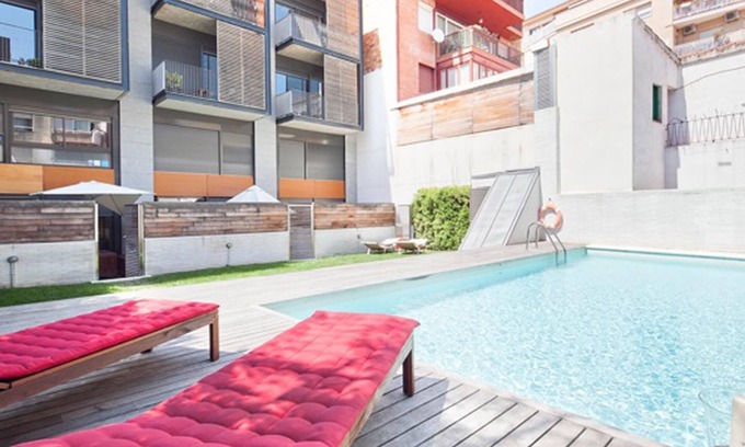 El Putget i Farro Appartement | My Space Barcelona 2 duplex pour 16 personnes avec terrasse et piscine au centre