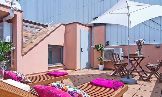 la Vila de Gracia Appartement | My Space Barcelona penthouse in Gràcia with terrace and pool for 6 pax
