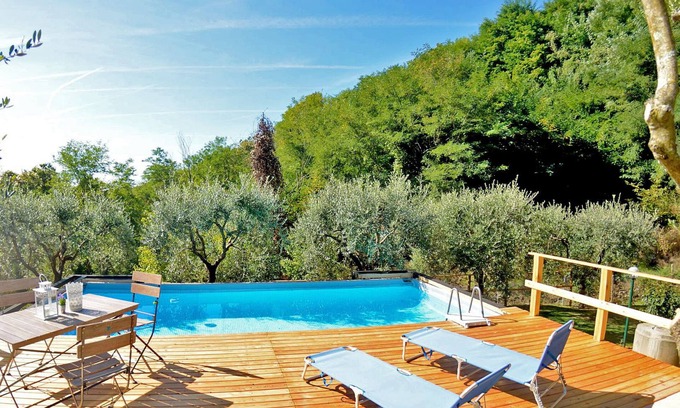 Pescaglia Maison | My Sweet Paradise sur Lucca hilsl avec une vue imprenable