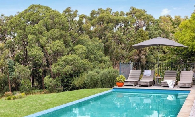 Merricks North Maison | Myers Road Villa + Retreat - Solar Pool, Fireplace