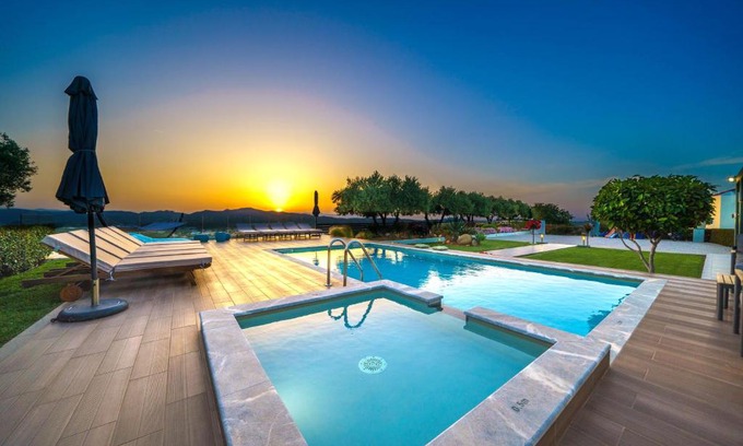 Potistiria Villa | Mythic Olive villa - Heated Pool - Amazing view