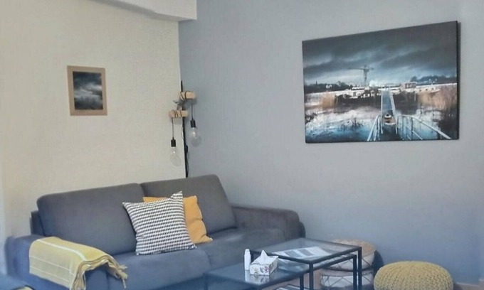 Nantes Sud Appartement | Nant'Sud Loire -NANTES -57m² neuf-2 chambres+canapé -10mn Aéroport & 12mn centre