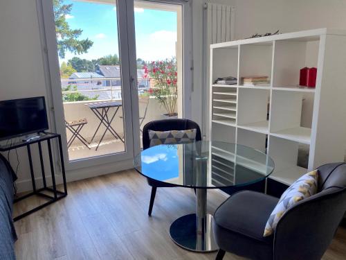 Jules Verne Appartement | Nantes 30m2 studio au calme avec balcon sur cour