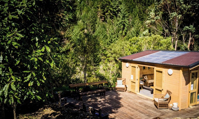 Nelson Region Cabine | Nature based cabins 10mins from Nelson Group friendly 4 cabins & 2 bedroom house