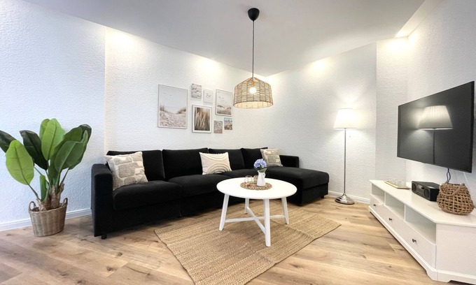 Sahlenburg Appartement | NB 5 - Strandnahe Ferienwohnung mit Sauna und Whirlpool-badewanne - Haus Nordseebrandung