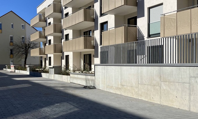 Edingen Appartement | Near Heidelberg company apartment **new building first occupancy**fully furnished with kitchen