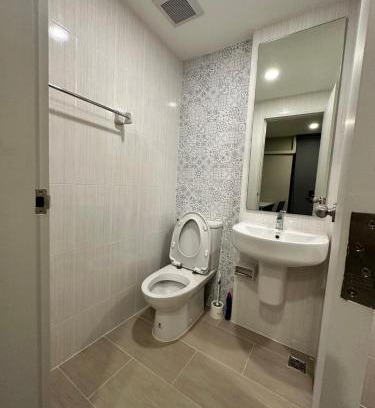 Minburi Appartement | Near Safari Park and BTS Bangchan condo swimming, fitness, cooking, family-friendly rental