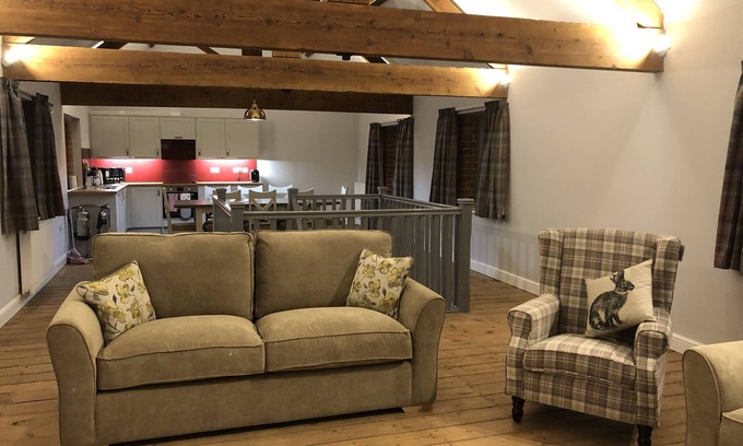 Cottingham Appartement | Conversion de la spacieuse grange à trois chambres Nellies Shed avec bain à remous