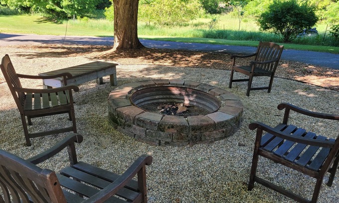 Kendall Maison | Nestled around 18 acres. Close to trails and a lake.