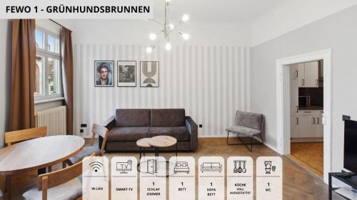 Old Town Appartement | NEU SandAPART32 - 3 tolle FeWos von 1-8 Pers mitten in der Altstadt
