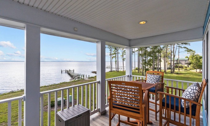 Minnesott Beach Maison | Neuse Village #3 - Check out the amazing views!