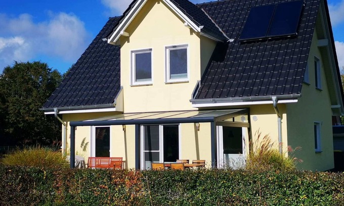 Wiek Maison | NOUVEAU 2018 maison de vacances exclusivement près de la plage, sauna, cheminée, WiFi gratuit, jardin