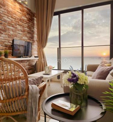 Downtown George Town Appartement | NEW 2BR Sunrise Gurney with Stunning Seaview 无敌日出海景房