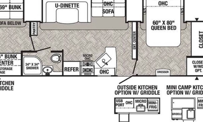 Seaboard Industrial Maison | NEW + ADVENTUROUS 2 bedroom Disney Camper/RV!