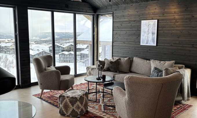 Hol Municipality Chalet De Ski | Cozy, new and modern moutain lodge with a nice view, ski inn/out