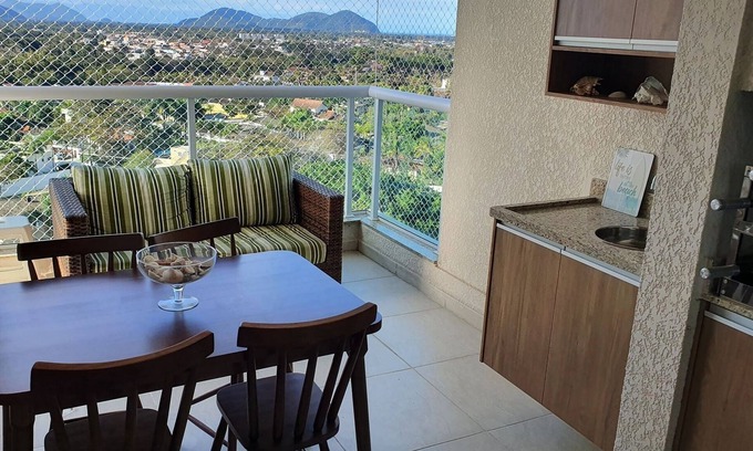 Jardim Centenario Appartement | New Apartment with Gourmet Balcony