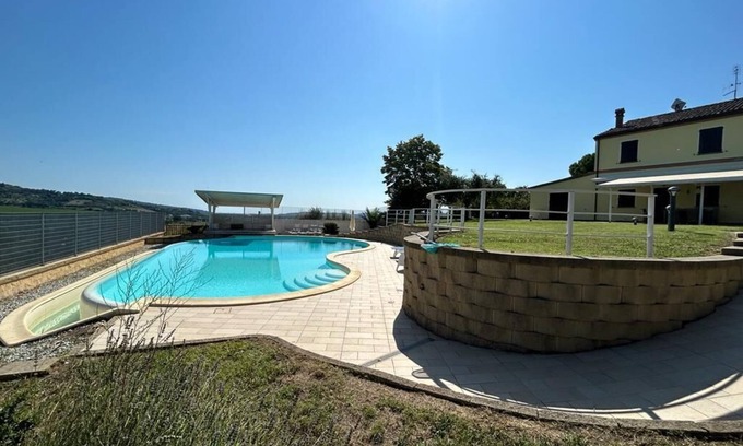 Granarola Villa | NEW! Cottage on the hill. With swimming pool a few km from the sea.