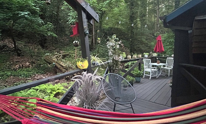 Ben Lomond Cabine | NEW Historic Santa Cruz Redwoods Retreat 1BR Cabin on a Serene Creekside Acre