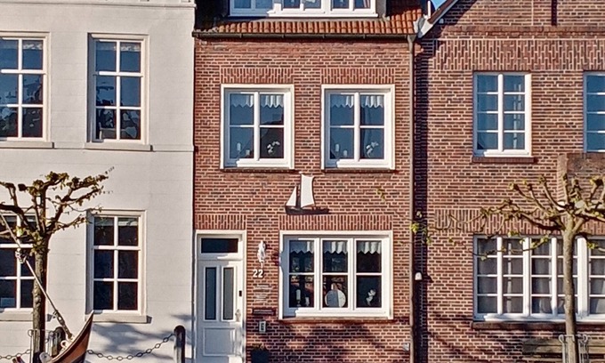 Weener Maison | NOUVEAU! Maison de vacances avec une vue unique sur le port historique de Weener